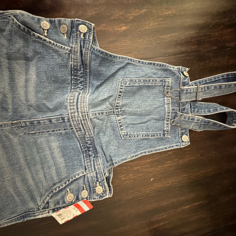 Cat & Jack Blue Denim Overalls One Piece